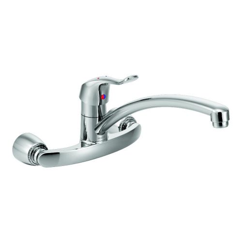  Moen 8714 Commercial M-Bition Wall Mount Kitchen Faucet 1.5 gpm, Chrome