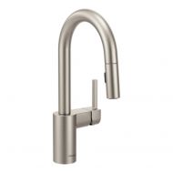 Moen 5965SRS Align One-Handle High Arc Pulldown Bar Faucet featuring Reflex, Spot Resist Stainless