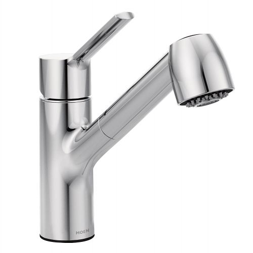  Moen 7585C Method One-Handle Pullout Kitchen Faucet, Chrome