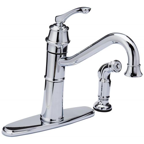  Moen 87999 High-Arc Kitchen Faucet with Side Spray from the Weatherly Collection, Chrome
