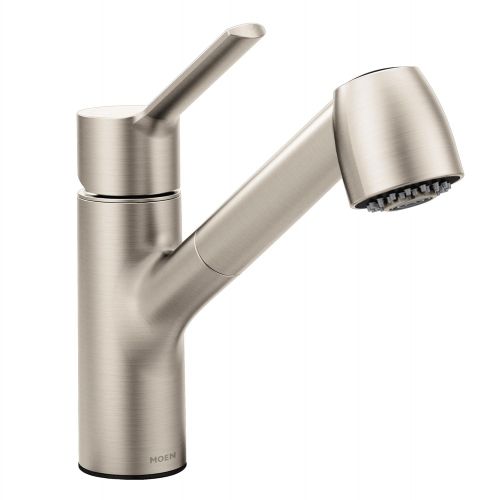  Moen 7585SRS Method One-Handle Pullout Kitchen Faucet, Spot Resist Stainless