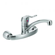 Moen 8713 Commercial M-DURA One-Handle Wall Mount Kitchen Faucet, 1.5 GPM, Chrome