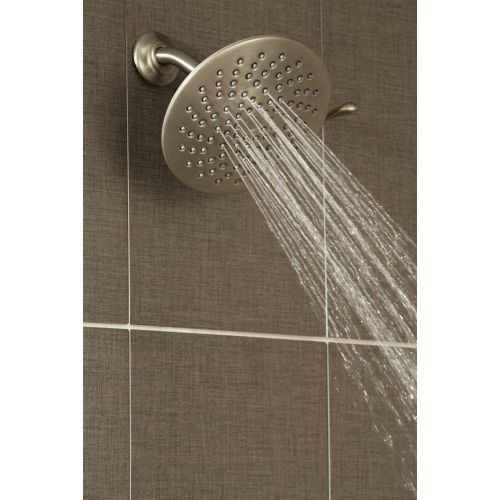  Moen S6320ORB Velocity Two-Function Rainshower 8-Inch Showerhead with Immersion Technology at 2.5 GPM Flow Rate, Oil Rubbed Bronze