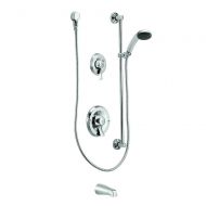 Moen 8341 Commercial Posi-Temp Pressure Balancing 3 Function Tub/Shower System 2.5 gpm, Chrome
