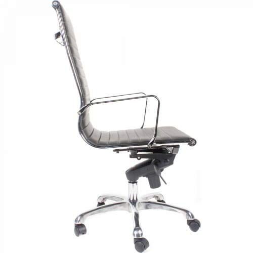  Moes Home Collection Bern High Back Office Chair, Gray