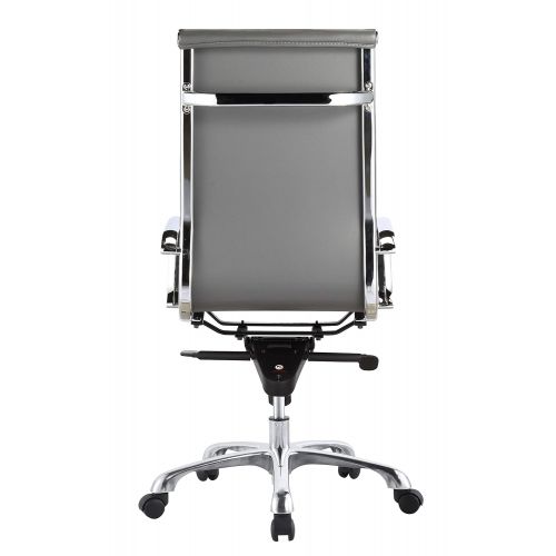  Moes Home Collection Bern High Back Office Chair, Gray