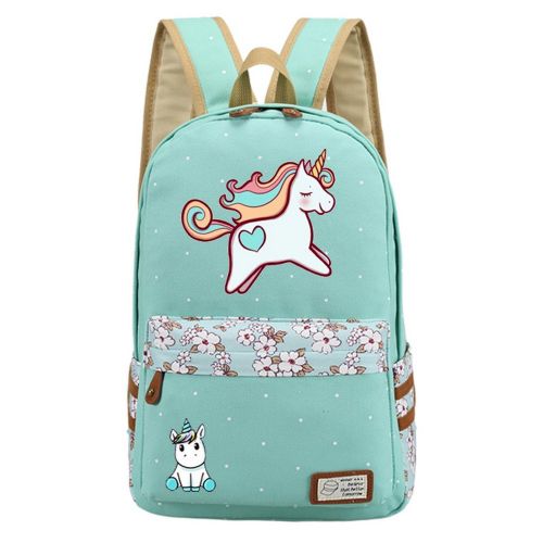  Moffler Kids Girls Floral Animal Cartoon School Backpack Cute Unicorn Travel Shoulder Bag (1)