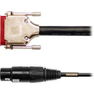 Mogami Gold AES/EBU DB25 to 4 XLR Male & 4 XLR Female Digital Audio Cable for Apogee, Sony, Yamaha & Mackie (5')