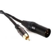 Mogami Gold XLRM-RCA-12 Unbalanced Cable - 12 foot