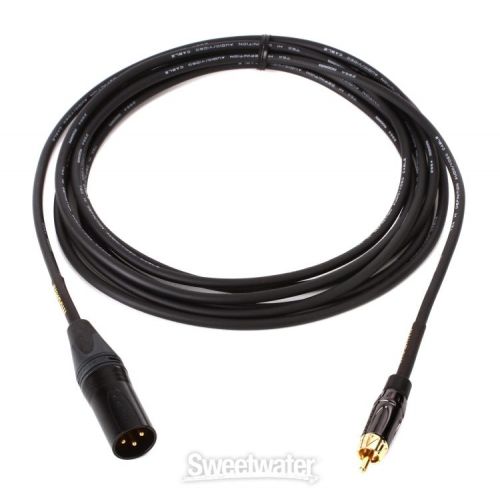  Mogami Gold XLRM-RCA-12 Unbalanced Cable - 12 foot