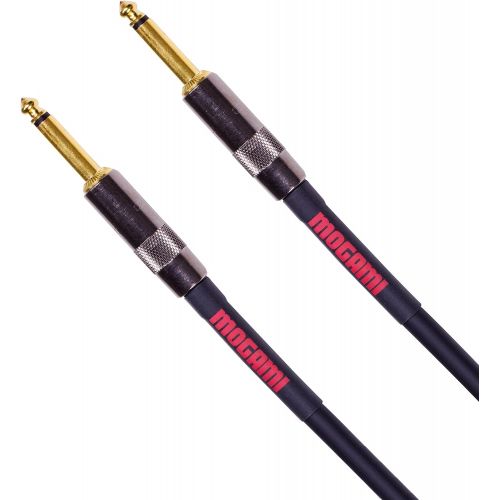  Mogami OD GTR-06 Overdrive Guitar Instrument Cable, 1/4 TS Male Plugs, Gold Contacts, Straight Connectors, 6 Foot