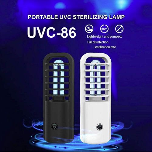  Mogix UV Light Sanitizer Portable UVC Sterilizer Lamp for Room Air & Surfaces with USB Charging for Home, Travel and Business Disinfection (White)