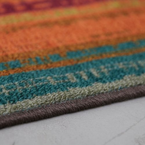  Mohawk Home Avenue Stripe Multicolored Area Rug