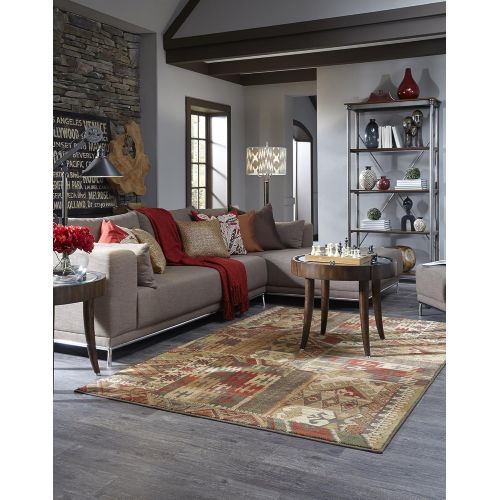  Mohawk Home Madison Louis And Clark Woven Rug, 36x56, Bark Brown