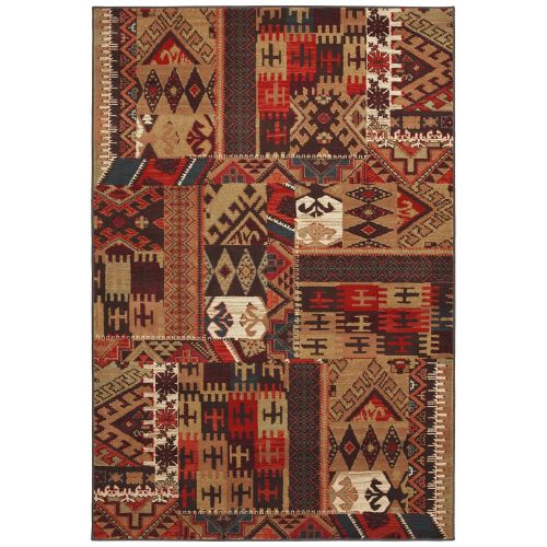  Mohawk Home Madison Louis And Clark Woven Rug, 36x56, Bark Brown