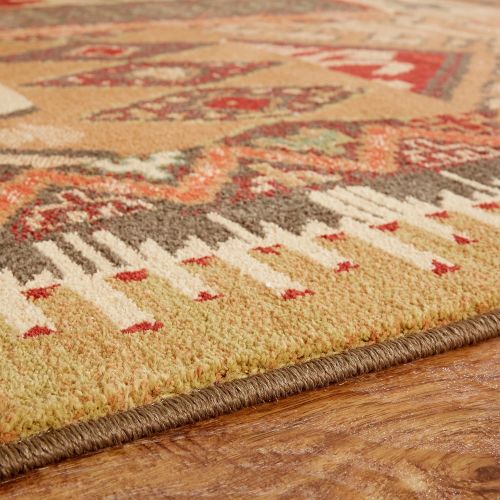  Mohawk Home Madison Louis And Clark Woven Rug, 36x56, Bark Brown