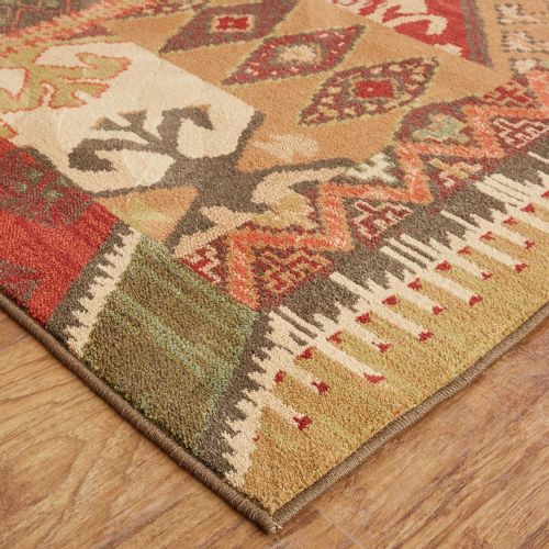  Mohawk Home Madison Louis And Clark Woven Rug, 36x56, Bark Brown