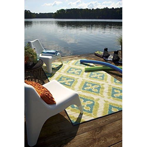  Mohawk Home Summer Splash area rug, 5x8, Blue