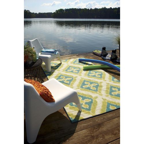  Mohawk Home Summer Splash area rug, 5x8, Blue