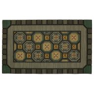 Mohawk Home 4945 17999 018030 Doorscapes Mexicali Tiles Door Mat 16 x 26 Multicolor