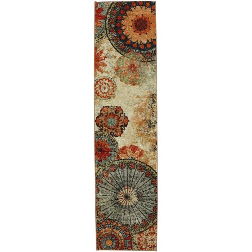  Mohawk Home Strata Caravan Medallion Multi Rug, 2 x 5