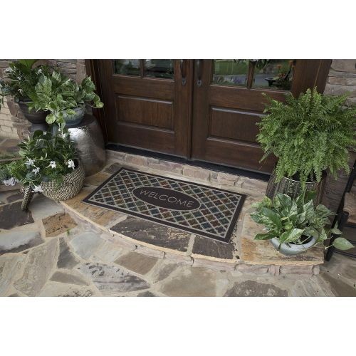  Mohawk Home Ornamental Flowery Tiles Door mat, 2x4, Multicolored