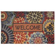 Mohawk Home Doorscapes Dimensional Scatter All Weather Rubber Durable Non Slip Entry Way Indoor/Outdoor Welcome Door Mat 18 x 30 Inch