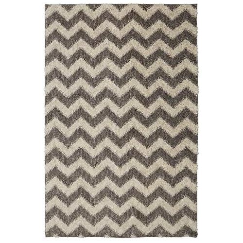  Mohawk Home Laguna Stitched Chevron Woven Rug, 8x10, Gray