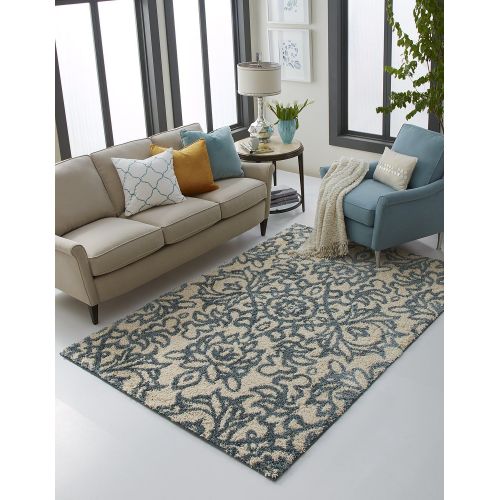  Mohawk Home Augusta Hazelhurst Woven Rug, 2x710, Abyss Blue