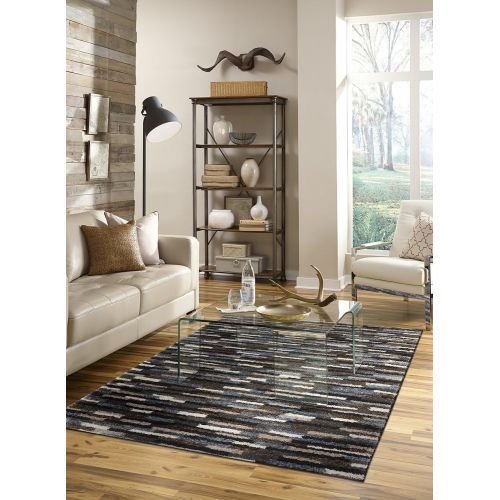  Mohawk Home Augusta Hazelhurst Woven Rug, 2x710, Abyss Blue