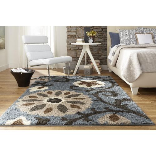  Mohawk Home Augusta Hazelhurst Woven Rug, 2x710, Abyss Blue