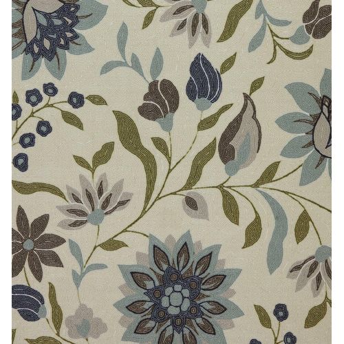  Mohawk Home Woodbridge Clarita Floral Printed Area Rug, 5 x 8, Blue