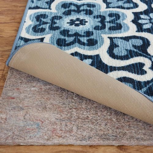  Mohawk Home Soho Marjorelle Gardens Floral Printed Area Rug, 5x8, Blue