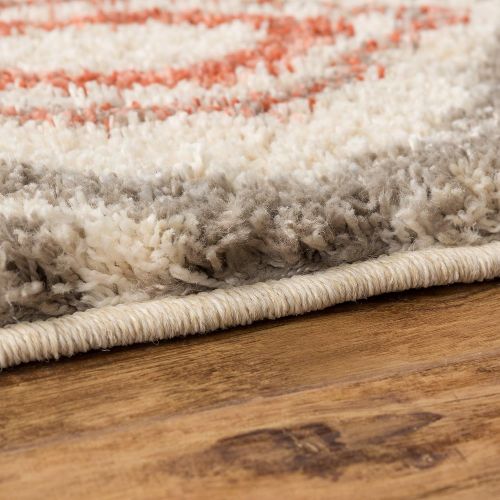  Mohawk Home Laguna Ogee Waters Coral Rug, 8 x 10