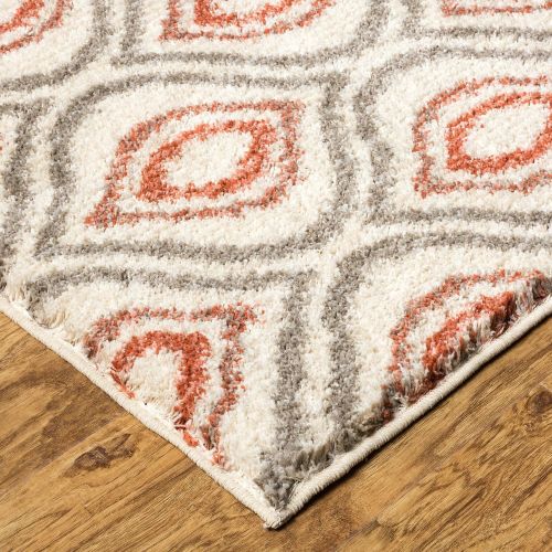  Mohawk Home Laguna Ogee Waters Coral Rug, 8 x 10