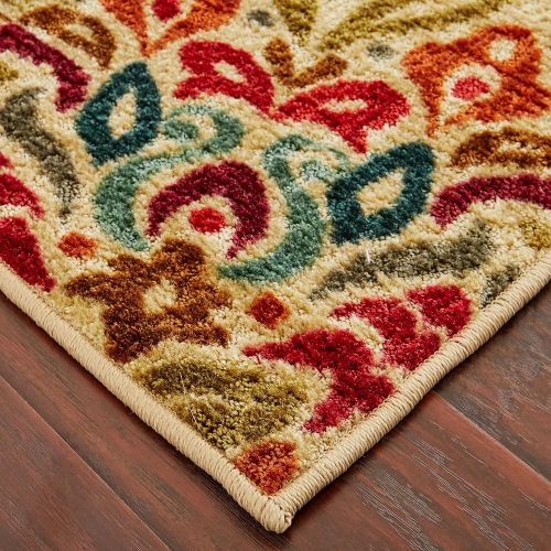  Mohawk Home Strata Jerada Floral Sphere Printed Area Rug, 5x8, Multicolor