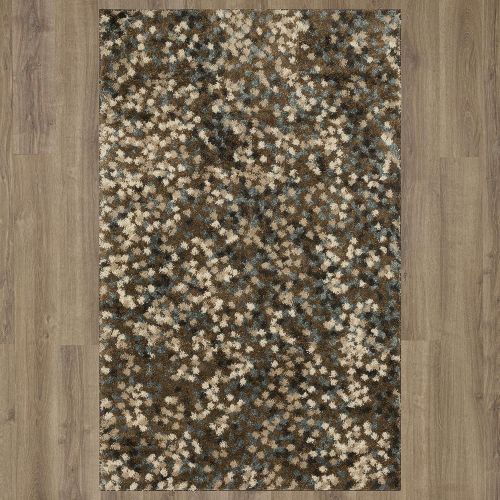  Mohawk Home Huxley Chaos Theory Woven Rug, 8x10, Dark Earth