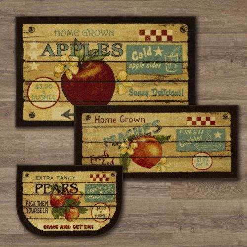  Mohawk Home New Wave Fruit Crate Printed Rug, Set, Multi