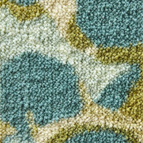  Mohawk Home Aurora Radiance Abstract Floral Printed Area Rug, 5x8, Aqua Multicolor