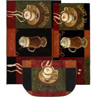 Mohawk Home New Wave Caffe Latte Primary Printed Rug, Set, Brown