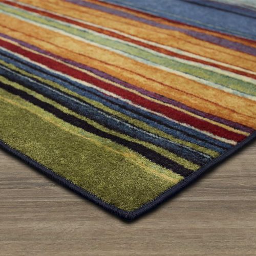  Mohawk Home New Wave Rainbow Printed Rug, 2x8, Multicolor