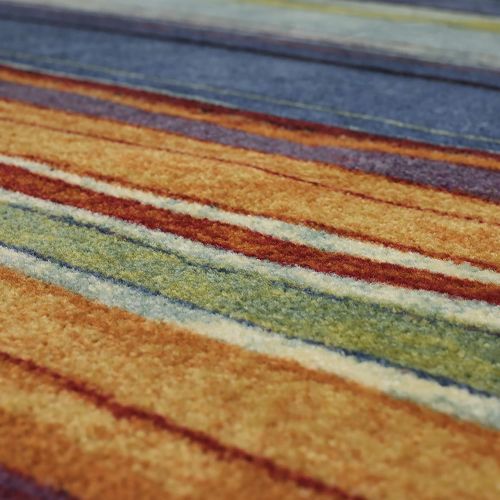  Mohawk Home New Wave Rainbow Printed Rug, 2x8, Multicolor