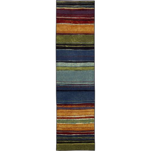  Mohawk Home New Wave Rainbow Printed Rug, 2x8, Multicolor