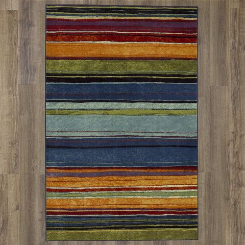  Mohawk Home New Wave Rainbow Printed Rug, 2x8, Multicolor