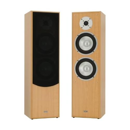  [아마존베스트]-Service-Informationen mohr 1 Pair of Floor Speakers SL10 Beech HiFi Sound