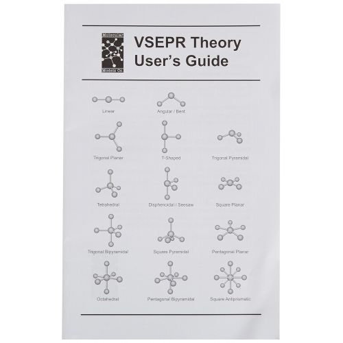  Molecular Models Company Molecular Models MMM-VA540 146-Piece VSEPR Theory Advanced Molecular Models Set