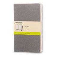 [아마존 핫딜]  [아마존핫딜]Moleskine Cahier Notizhefte (blanko, Large, Kartoneinband) 3-er-Set kieselsteingrau