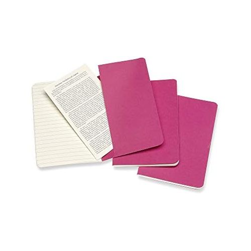  [아마존 핫딜]  [아마존핫딜]Moleskine Cahier Journal (3er Set Notizbuecher mit karierten Seiten, Kartoneinband und Baumwollstickerei, Pocket 9 x 14 cm, 64 Seiten) Kinetisches Pink