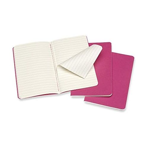  [아마존 핫딜]  [아마존핫딜]Moleskine Cahier Journal (3er Set Notizbuecher mit karierten Seiten, Kartoneinband und Baumwollstickerei, Pocket 9 x 14 cm, 64 Seiten) Kinetisches Pink
