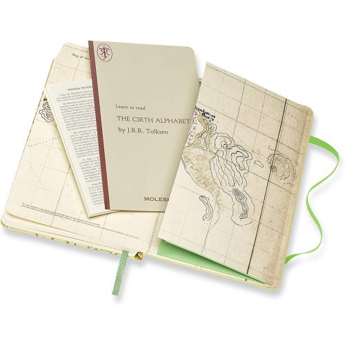  [아마존 핫딜]  [아마존핫딜]Moleskine Notizbuch - Herr der Ringe, Pocket, A6, Liniert, Hard Cover, Auenland